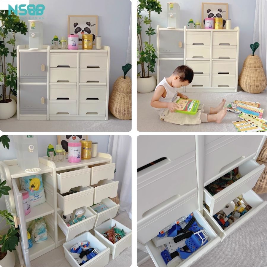 Tủ kệ đa năng E005 – E006