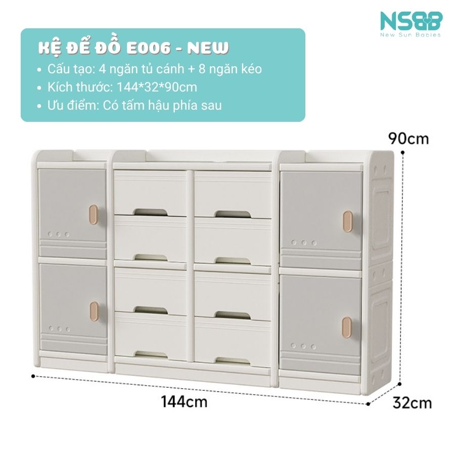 Tủ kệ đa năng E005 – E006