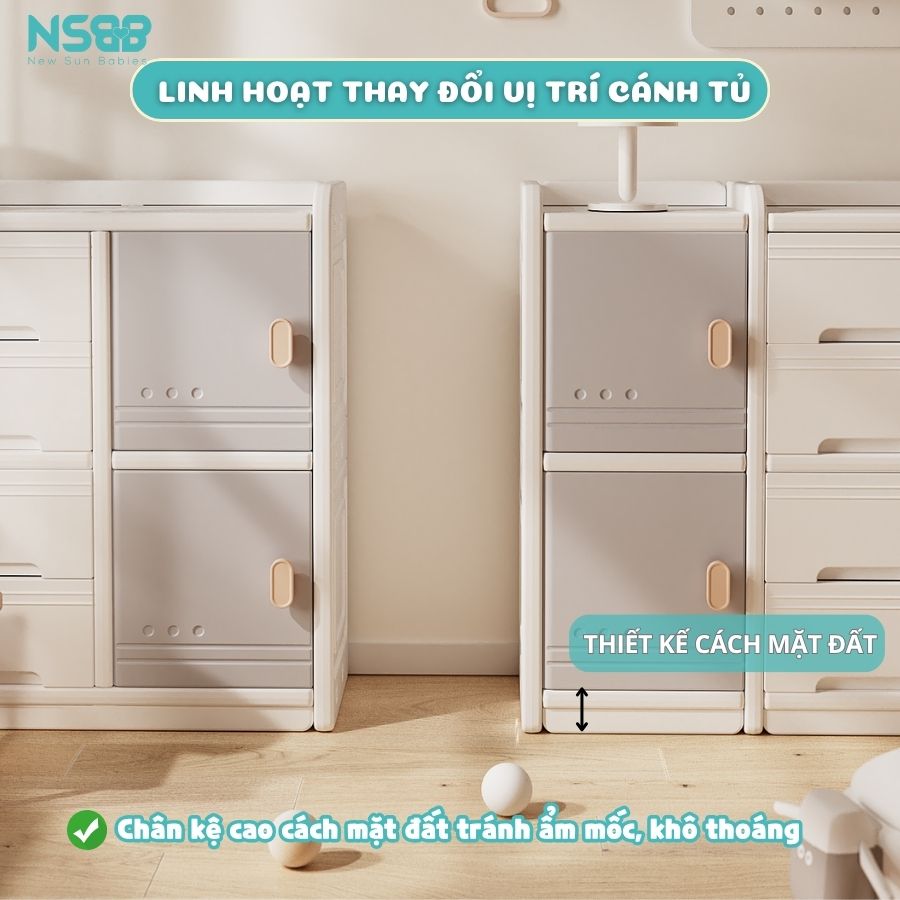 Tủ kệ đa năng E005 – E006