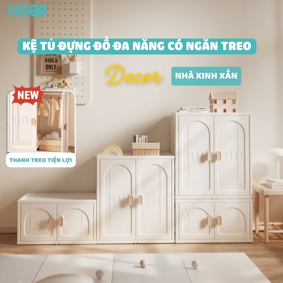 Tủ nhựa đựng đồ mini Pakey E007-E008