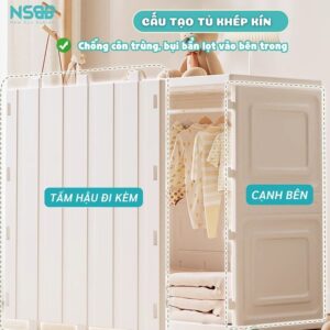 Tủ nhựa đựng đồ mini Pakey E007-E008