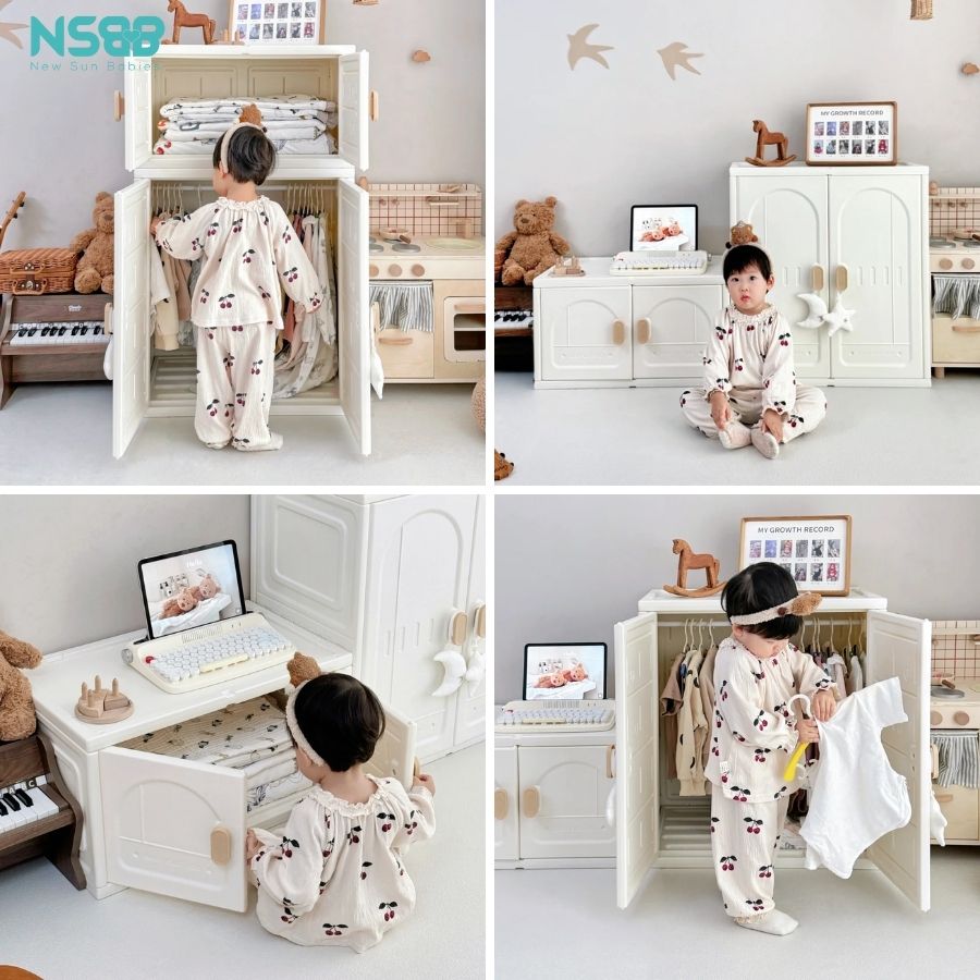 Tủ nhựa đựng đồ mini Pakey E007-E008