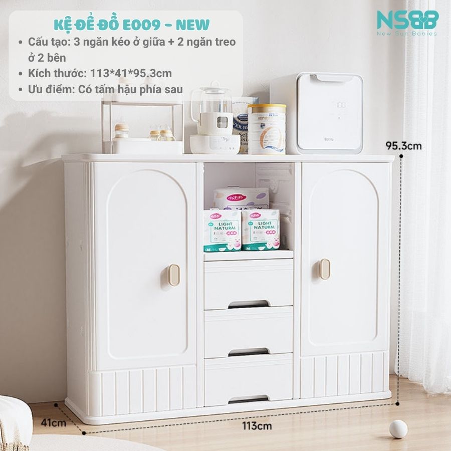 Tủ nhựa đựng đồ đa năng Pakey E009- E010