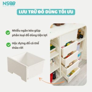 Tủ nhựa đựng đồ đa năng Pakey E009- E010