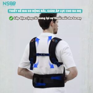 Địu vải Vinng D6 có ghế đa năng