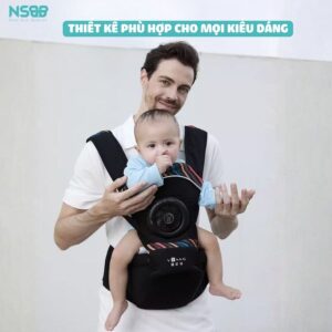 Địu vải Vinng D6 có ghế đa năng