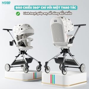 Xe đẩy gấp gọn Vinng Q7 cao cấp
