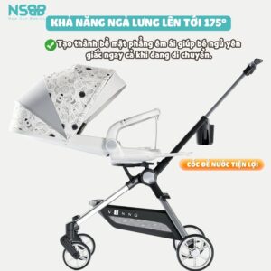 Xe đẩy gấp gọn Vinng Q7 cao cấp