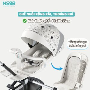 Xe đẩy gấp gọn Vinng Q7 cao cấp