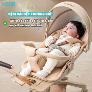 Xe đẩy gấp gọn 2 chiều Vinng Q11 cao cấp