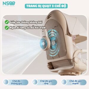 Xe đẩy gấp gọn 2 chiều Vinng Q11 cao cấp