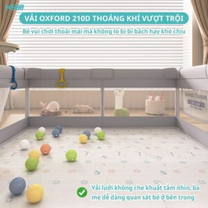 Quây bóng vải Pakey K3, K4 kèm cột bóng rổ