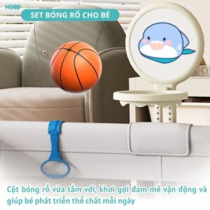 Quây bóng vải Pakey K3, K4 kèm cột bóng rổ