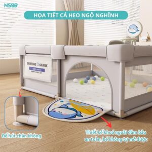 Quây bóng vải Pakey K3, K4 kèm cột bóng rổ