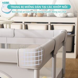 Quây bóng vải Pakey K3, K4 kèm cột bóng rổ