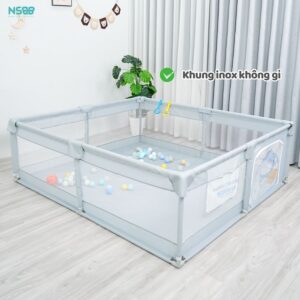 Quây bóng vải Pakey K3, K4 kèm cột bóng rổ