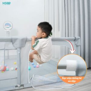 Quây bóng vải Pakey K3, K4 kèm cột bóng rổ